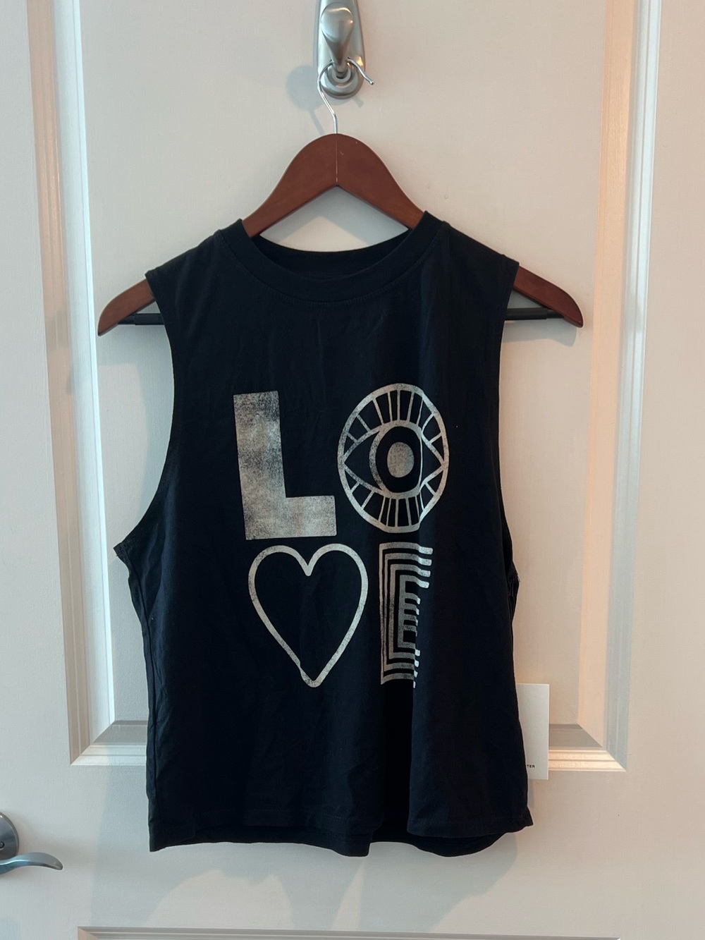 Spiritual Gangster Black 'LOVE' Graphic Tank - Picture 9 of 16